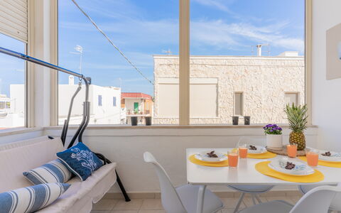 Casa Olimpo: Furniture, Interior Design, Flooring, Floor, Apartment, Chair, Balcony, Houseplant, Outdoor Furniture, Flowerpot