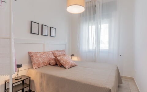 Casa Olimpo: Furniture, Bed, Interior Design, Bedroom, Flooring, Floor, Wall, Bed Sheet, Bedding, Wood
