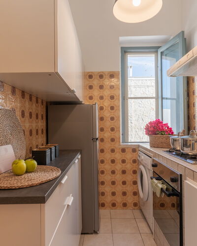 Casa Olimpo: Kitchen, Interior Design, Kitchen Appliance, Countertop, Major Appliance, Flooring, Floor, Ceiling, Plumbing Fixture, Kitchen Stove
