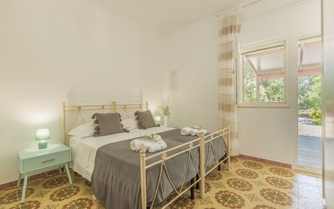 Villa San Vito: Furniture, Interior Design, Flooring, Floor, Bed, Bedroom, Ceiling, Wood, Room, Textile