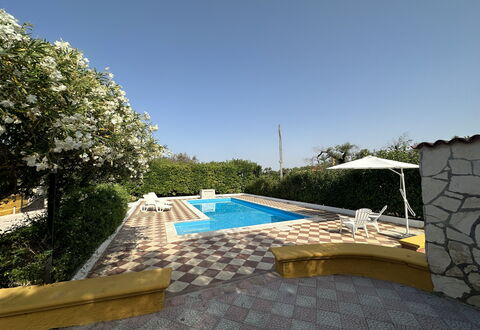 Villa Azzurra: Swimming Pool, Composite Material, Resort, Estate, Landscaping, Eco Hotel, Shade, Tile, Water Feature, Hacienda