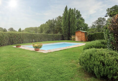 Villa Zambra: Swimming Pool, Shrub, Garden, Lawn, Landscaping, Hedge, Backyard, Shade, Yard, Design