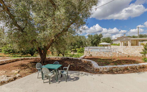 Trullo Quattro Carrini: Garden, Shade, Estate, Landscaping, Backyard