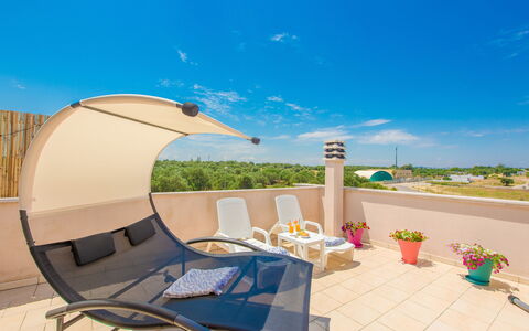 La Nuvola Sui Pedali: Apartment, Outdoor Furniture, Chair, Shade, Balcony, Hotel, Villa