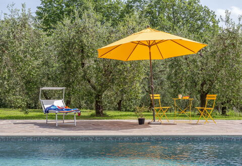 Il Querceto: Outdoor Furniture, Furniture, Umbrella, Swimming Pool, Shade, Chair, Garden, Resort, Sunlounger, Leisure