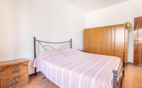 Vico Apartment Balcony, Gallipoli: Bed, Bedroom, Interior Design, Bed Sheet, Floor, Flooring, Furniture, Room, Bedding, Bed Frame