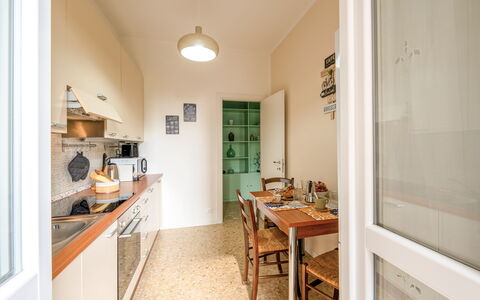 Lory House: Flooring, Interior Design, Floor, Wood, Ceiling, Furniture, Room, Countertop, Kitchen, Major Appliance