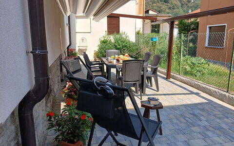Irene: Furniture, Chair, Outdoor Furniture, Shade, Porch, Balcony, Flowerpot, Houseplant, Outdoor Table, Outdoor Structure