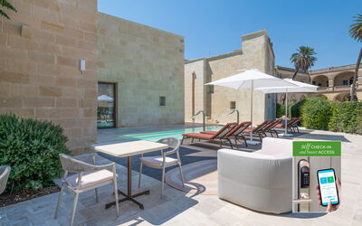 Corte Dei Granai Raro Rooms Collection: Shade, Hacienda, Courtyard, Hotel, Landscaping, Villa, Swimming Pool, Resort, Outdoor Furniture