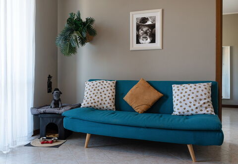 La Casa del Saggio: Furniture, Interior Design, Cushion, Couch, Floor, Flooring, Textile, Throw Pillow, Living Room, Room