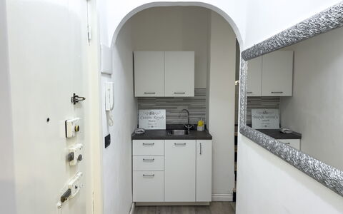 Casa Nina Seconda - Sanremo: Interior Design, Flooring, Floor, Kitchen, Countertop, Room, Major Appliance, Furniture, Apartment, Sink