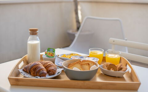 Santo Stefano Raro Rooms Collection: Food, Tableware, Serveware, Furniture, Table, Dishware, Drinkware, Breakfast, Ingredient
