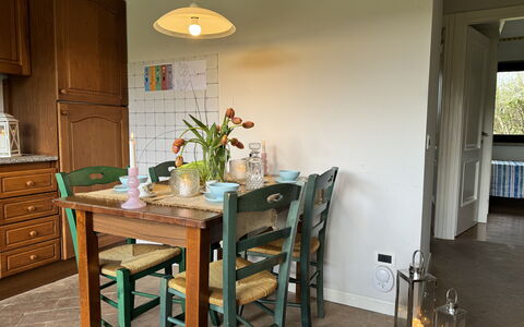 Green Hills 13: Furniture, Interior Design, Flooring, Dining Room, Chair, Table, Wood, Kitchen & Dining Room Table, Floor, Room