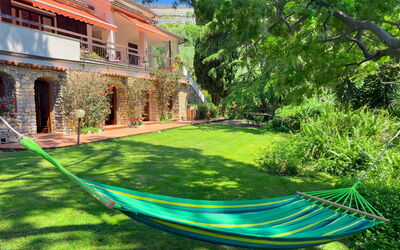 Casa Delle Chicche - Imperia: Resort, Swimming Pool, Garden, Leisure, Eco Hotel, Outdoor Furniture, Shade, Hacienda, Backyard, Landscaping