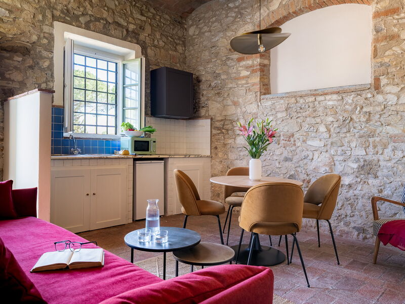 Accommodation:&nbsp;Relais Badia a Passignano - Appartamento Pinot Gri