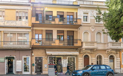 Casa Ballerini: Building, Window, City, Neighbourhood, Town, Facade, Apartment, Street, Mixed-Use