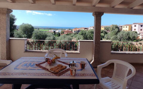 La Casetta Di Greise: Furniture, Outdoor Furniture, Shade, Balcony, Chair, Outdoor Table, Kitchen & Dining Room Table, Hacienda, Resort, Outdoor Structure