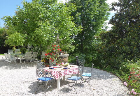 Casa Ballo delle Streghe, Garden, Montebelluna: Furniture, Chair, Table, Outdoor Furniture, Garden, Shrub, Outdoor Table, Shade, Kitchen & Dining Room Table