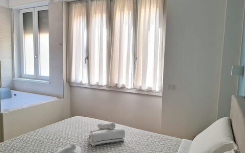 Vittoria Suite: Bedroom, Bed, Bedding, Interior Design, Bed Sheet, Linens, Floor, Bed Frame, Home, Room