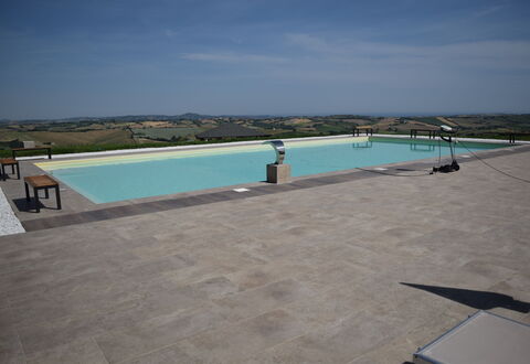 Casa In Collina: Composite Material, Swimming Pool, Concrete, Shade, Tile, Flagstone