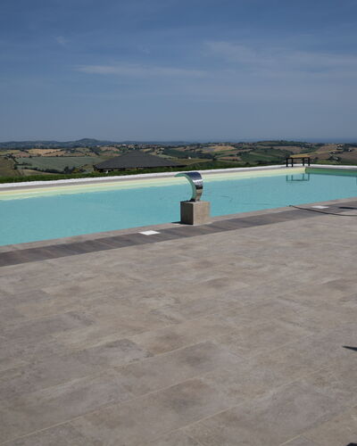 Casa In Collina: Composite Material, Swimming Pool, Concrete, Shade, Tile, Flagstone