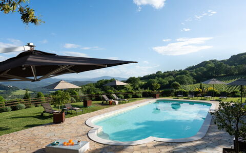 Villa Anna: Swimming Pool, Outdoor Furniture, Umbrella, Leisure, Resort, Recreation, Shade, Eco Hotel, Sunlounger, Landscaping