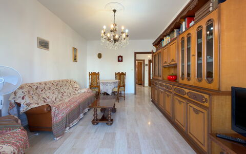 Casa Francy - Arma Di Taggia: Flooring, Floor, Furniture, Interior Design, Wood, Ceiling, Room, Living Room, Wood Flooring, Couch