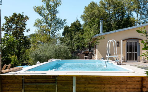 La Pineta Holiday Homes: Swimming Pool, Composite Material, Leisure, Outdoor Furniture, Resort, Shade, Backyard, Eco Hotel, Water Feature