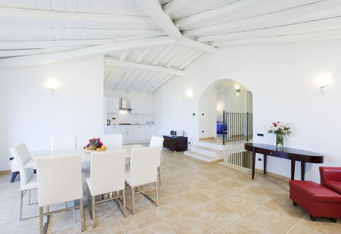 Villa Leccio 2: Interior Design, Flooring, Ceiling, Furniture, Floor, Apartment, Room, Couch, Chair