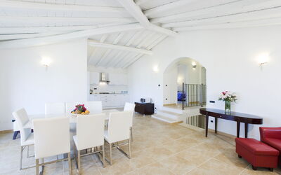 Villa Leccio 2: Interior Design, Flooring, Ceiling, Furniture, Floor, Apartment, Room, Couch, Chair