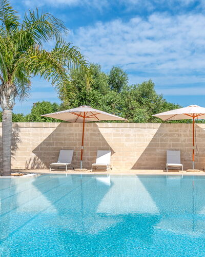Masseria Lamagrotte: Swimming Pool, Composite Material, Resort, Leisure, Outdoor Furniture, Shade, Leisure Centre, Umbrella, Eco Hotel, Hotel