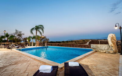 Villa La Musa: Blue, Swimming Pool, Resort, Outdoor Furniture, Eco Hotel, Hotel, Villa, Sunlounger, Resort Town, Umbrella