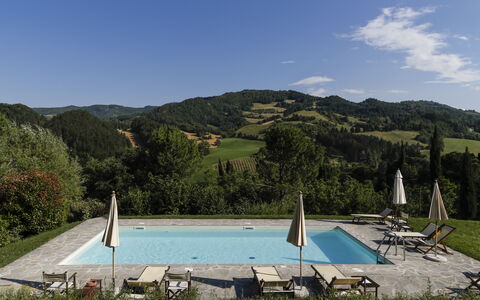 Torre Fantini: Mountainous Landforms, Hill, Mountain, Swimming Pool, Land Lot, Outdoor Furniture, Mountain Range, Hill Station, Sunlounger, Eco Hotel