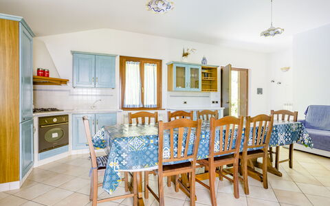 Villa Altavista: Furniture, Flooring, Interior Design, Floor, Ceiling, Chair, Table, Room, Kitchen & Dining Room Table, Dining Room