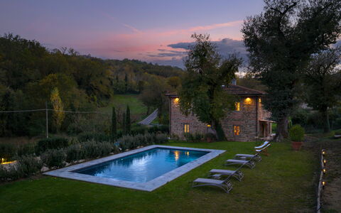 La Morella: Swimming Pool, Estate, Backyard, Garden, Resort, Cottage, Lawn, Landscaping, Farmhouse, Hacienda
