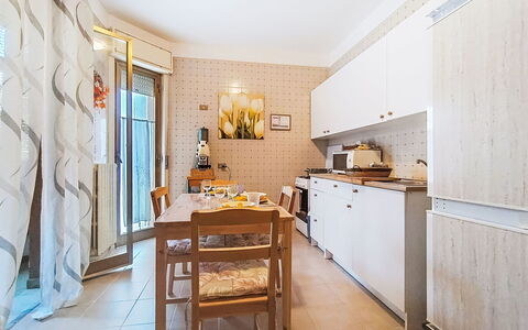 Happy House: Interior Design, Flooring, Furniture, Floor, Wood, Ceiling, Room, Lighting, Countertop, Kitchen