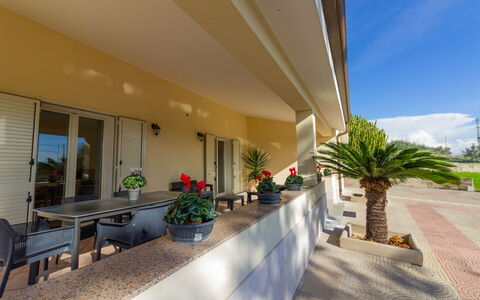 Villa Ninfa: Flooring, Floor, Shade, Balcony, Flowerpot, Houseplant, Outdoor Furniture, Eco Hotel, Landscaping