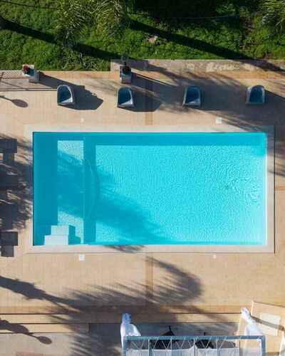 Villa Ninfa: Swimming Pool, Blue, Water, Resort, Outdoor Furniture, Composite Material, Leisure, Eco Hotel, Thermae, Chair