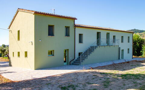 Zena Apartment: Wall, Facade, Architecture, Home, Residential Area, Door, Composite Material, Estate, Balcony, Plaster