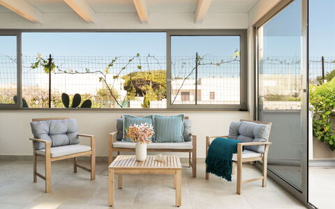 La Casa di Connie: Furniture, Outdoor Furniture, Wood, Chair, Table, Floor, Flooring, Flowerpot, Interior Design, Outdoor Table