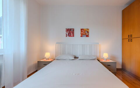 Ca dei Noni: Bed, Furniture, Bedroom, Bedding, Interior Design, Bed Sheet, Wall, Floor, Flooring, Wood