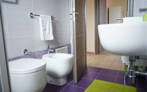 Villa Antony: Bathroom, Plumbing Fixture, Toilet Seat, Toilet, Interior Design, Flooring, Sink, Tap, Bathroom Sink, Floor