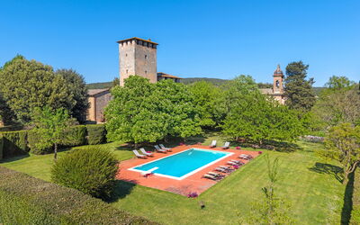 Medieval Castle Living: Vineyards, Swimming Pool &