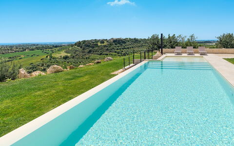 Villa Netina: Blue, Swimming Pool, Composite Material, Resort, Tile, Landscaping, Thermae, Water Feature, Eco Hotel