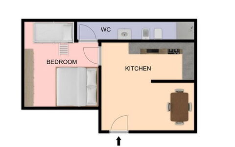 Suite la Torre: Bedroom, Bed