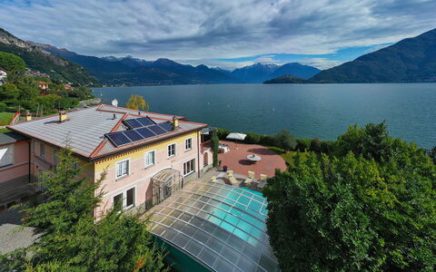 Besanina: Mountain Range, Resort Town, Villa, Alps, Mansion, Hotel, Resort, Balcony
