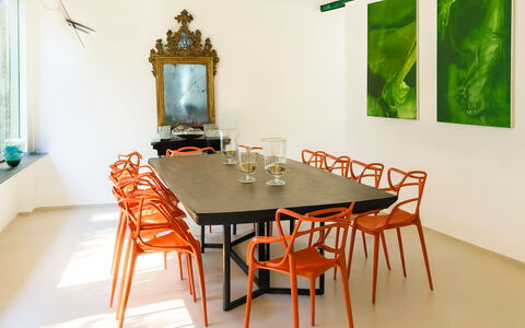 Portofino: Furniture, Flooring, Interior Design, Wood, Floor, Table, Kitchen & Dining Room Table, Chair, Dining Room, Lighting