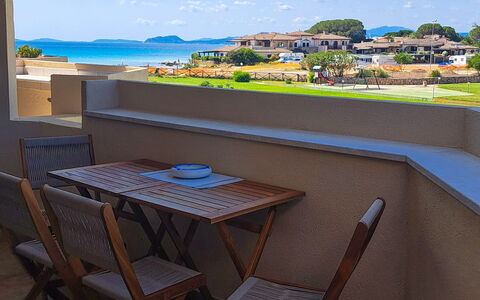 Smeralda Apartment: Apartment, Balcony, Shade, Wood Stain, Outdoor Furniture