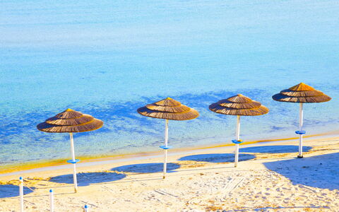 Smeralda Apartment: Blue, Beach, Sea, Coastal And Oceanic Landforms, Coast, Ocean, Shore, Sand, Outdoor Furniture