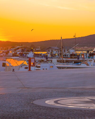Smeralda Apartment: Sky, Dusk, Afterglow, Horizon, Sunset, Sunrise, Evening, Marina, Orange, Sunlight